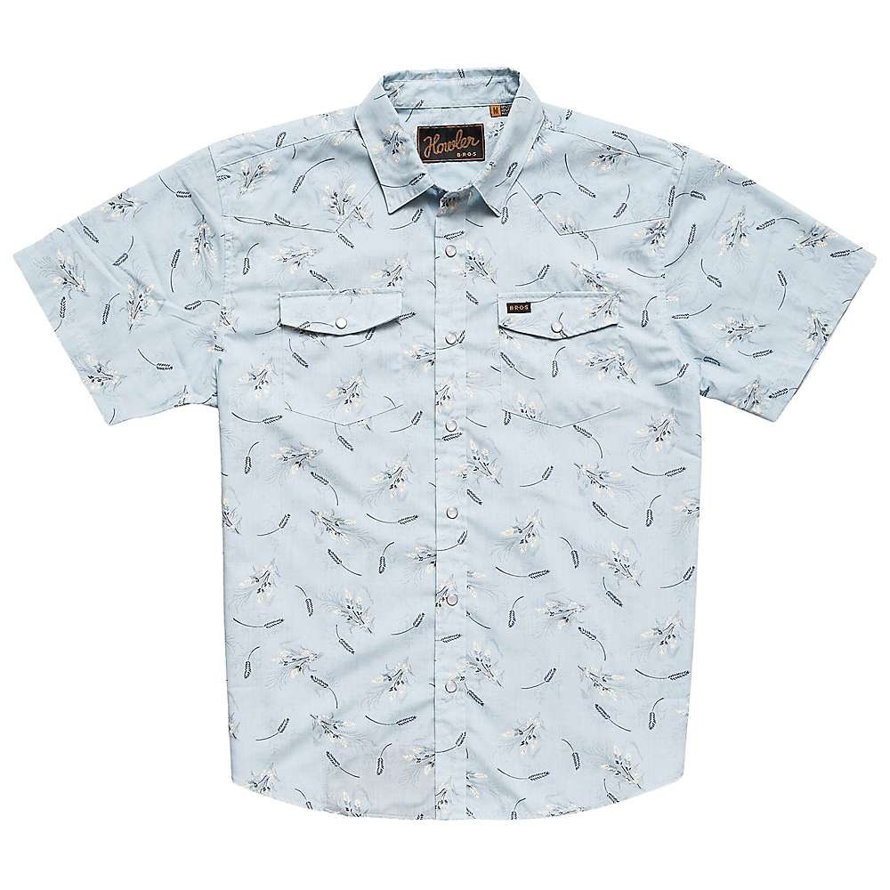 Howler Brothers Grainsfield Print Pearl-snap Size Medium.